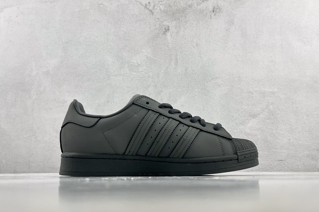 150 adidas originals Superstar 碳黑色 GZ4830