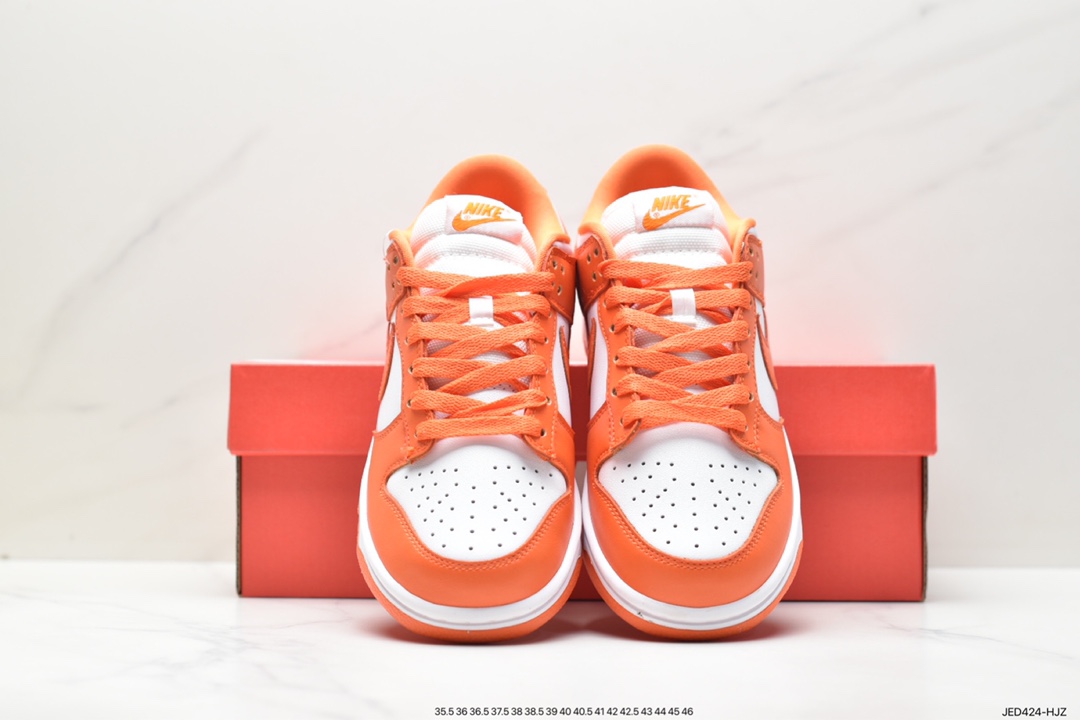 NK Dunk Low Foreign Trade Special White Orange CU1726-101