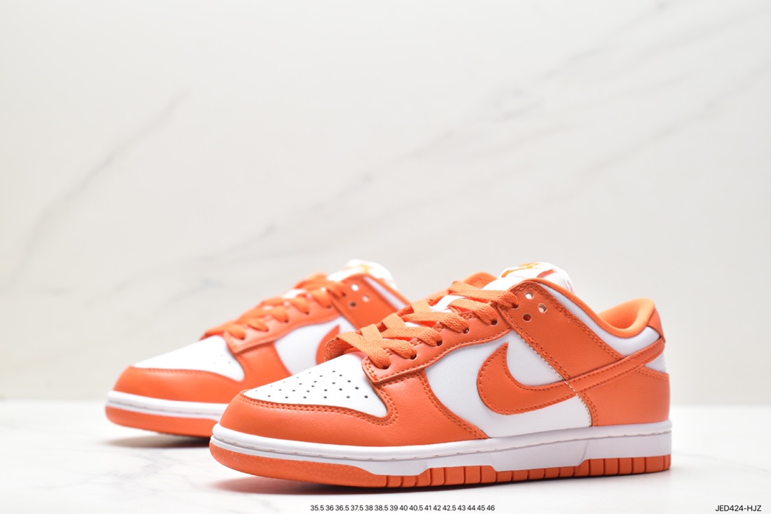 NK Dunk Low Foreign Trade Special White Orange CU1726-101