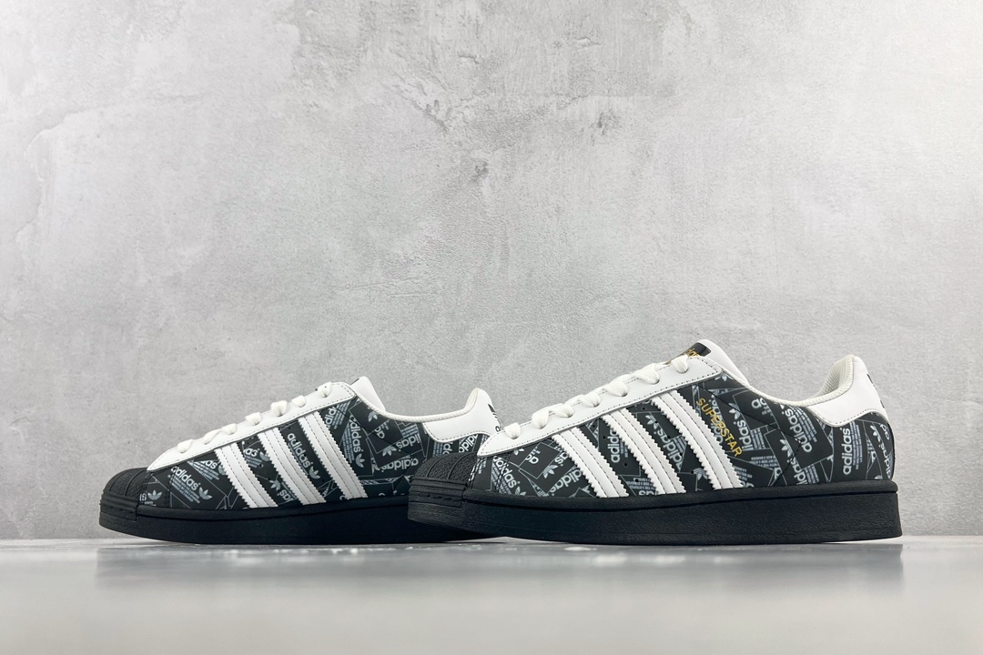 adidas originals Superstar black and white FV2820