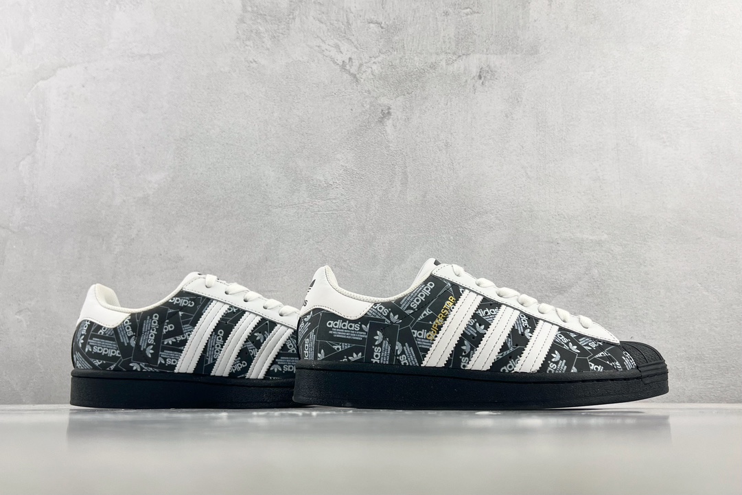 adidas originals Superstar black and white FV2820