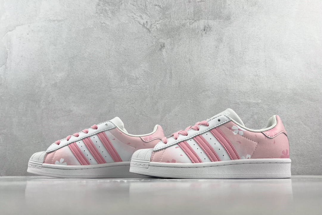 150 adidas originals Superstar 樱花粉 EG4960