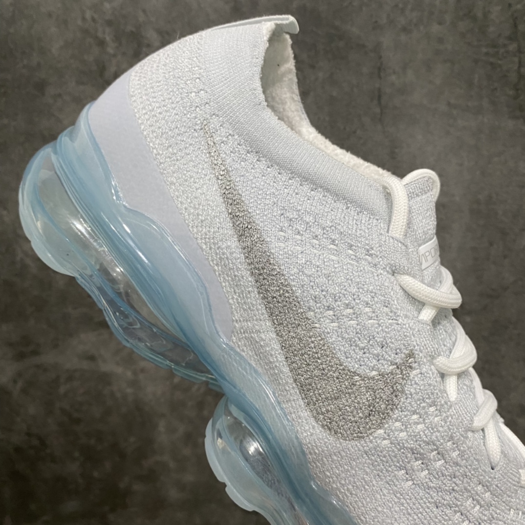 Pure original YH version 2023 Nike Air VaporMax Flyknit wear-resistant white low-top running shoes DV1678-002