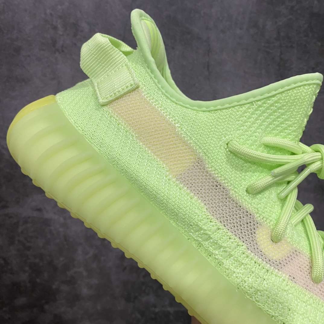 纯原版本Yeezy350V2夜光绿荧光绿EG5293市场第一梯队高端零售首选品质不翻车原鞋原厂数据材料开