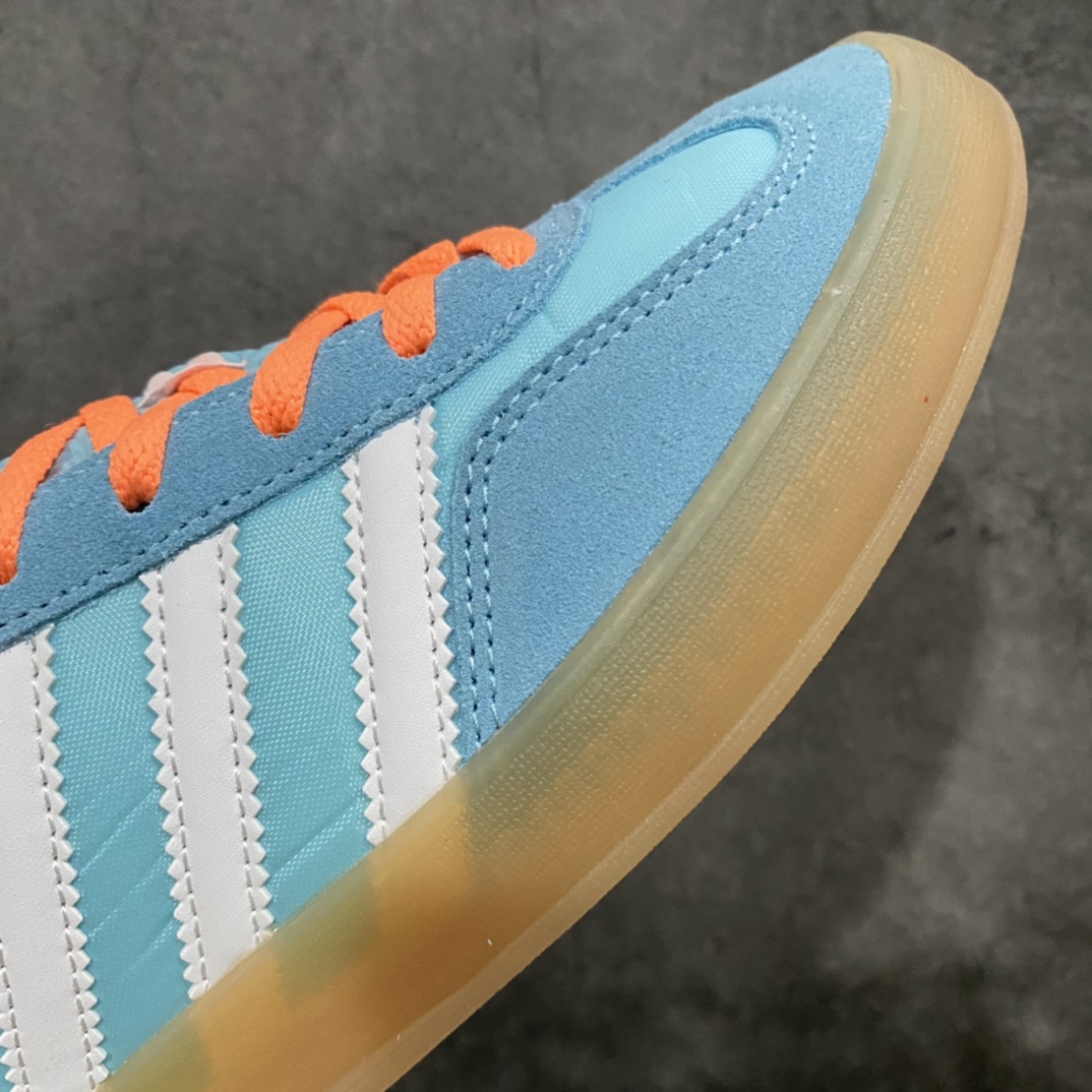 Pure original Adidas Originals Gazelle Indoor blue and white HQ9017