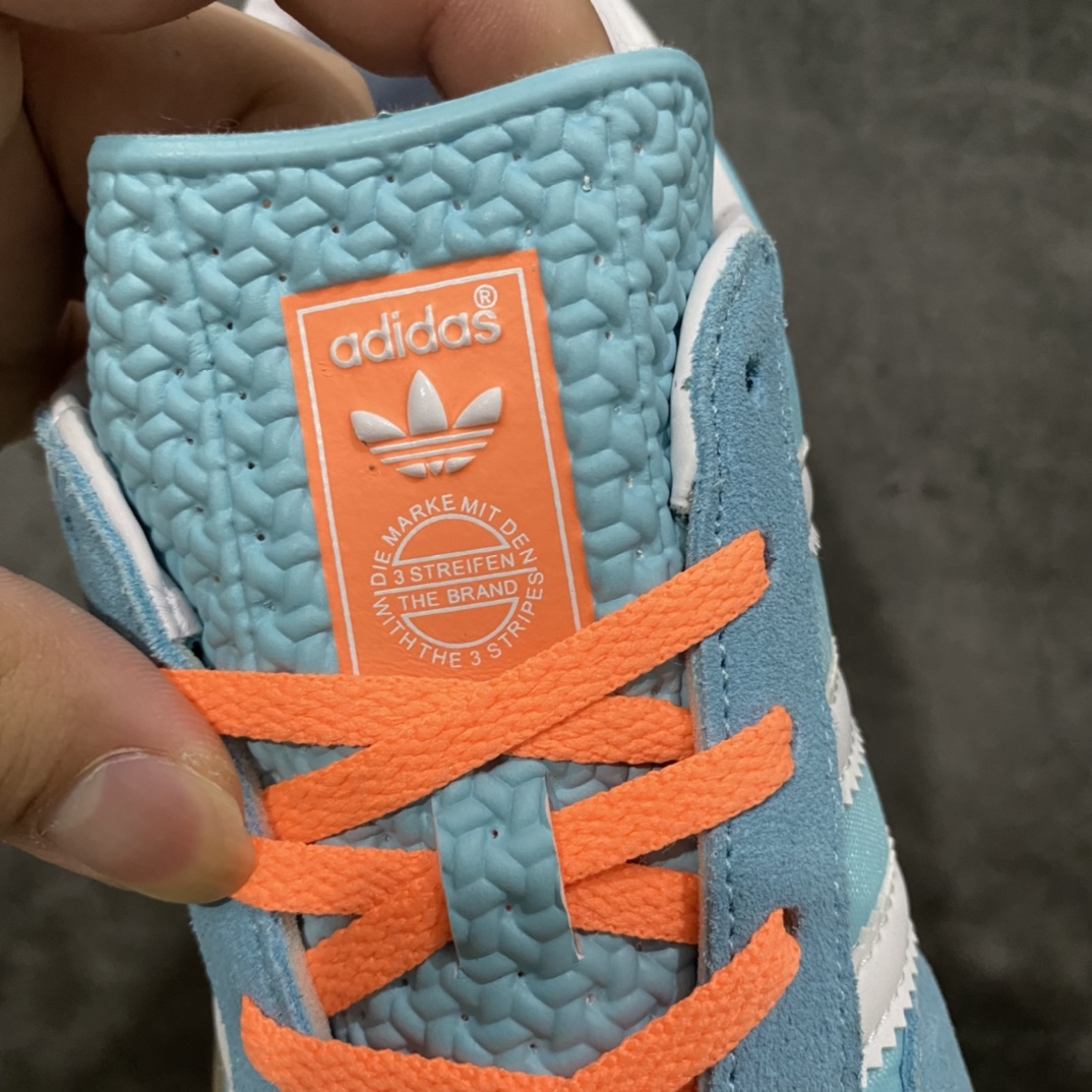 图片[5]-【纯原版】Adidas Originals Gazelle Indoor蓝白 HQ9017 三叶草复古休闲防滑耐磨低帮板鞋nn目前最高版 区别市场通货 正确尼龙布➕翻毛皮拼接 正确鞋舌正确侧面凸起烫金GAZELLE字母 海玻璃鞋垫背部刷胶n后跟港宝定型 纸板中底也都是同步原鞋 高价零售主推版本  尺码：35 36 36.5 37 38 38.5 39 40 40.5 41 42 42.5 43 44-莆田鞋批发中心