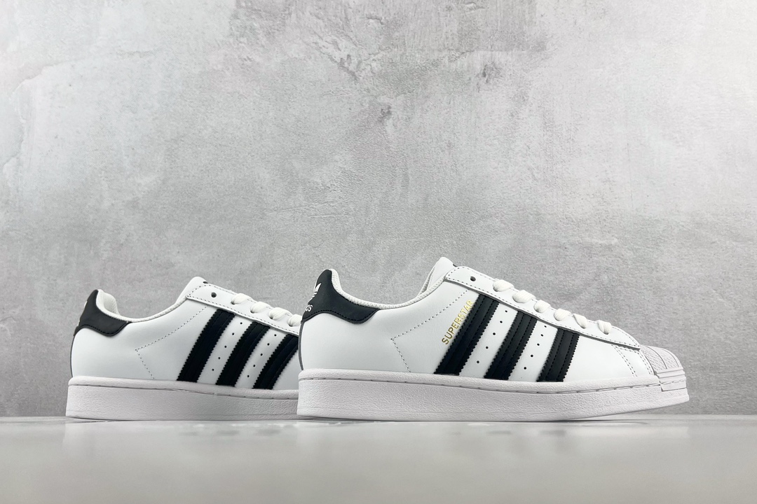 150 白底 adidas originals Superstar 经典白黑 EG4958