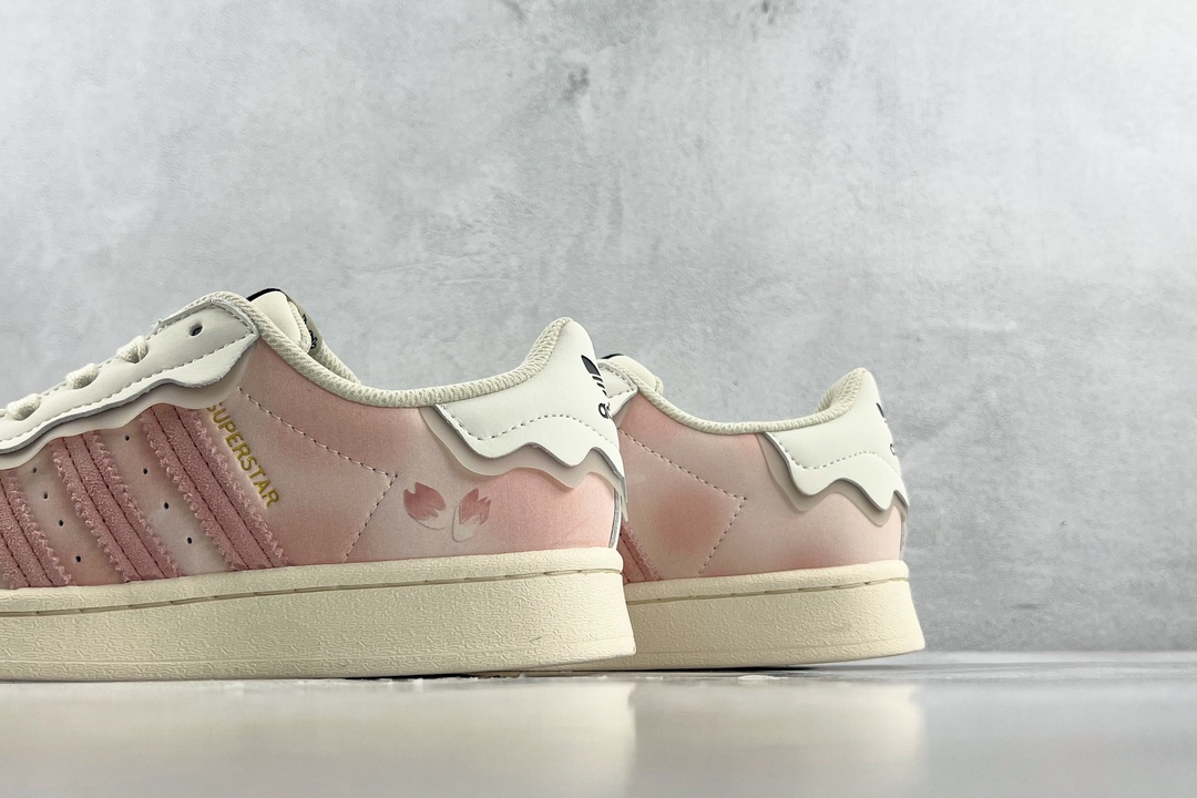 adidas originals Superstar Sakura Girly Heart Cream Pink White GW4441