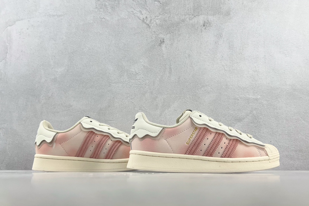 adidas originals Superstar Sakura Girly Heart Cream Pink White GW4441