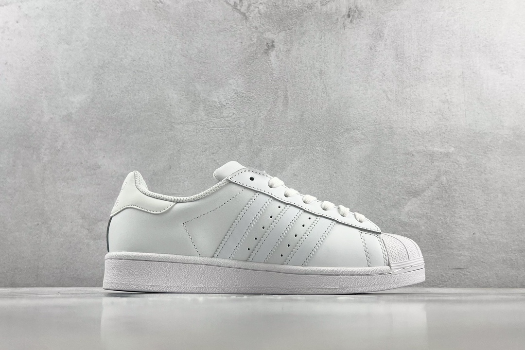 150 adidas originals Superstar Foundation 三叶草经典 纯白 B27136