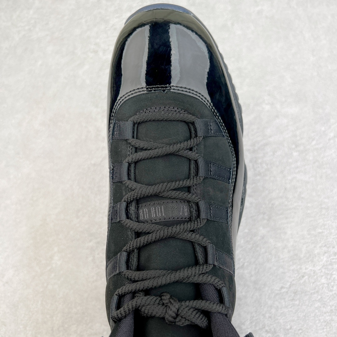 图片[4]-＃Y3纯原 Air Jordan AJ11 Retro High \\\”Cap and Gown \\\” 黑武士高帮 378037-005 外贸特供批次 原楦原档案数据开模打造 原厂中底拉帮钢印 原厂漆皮 防冻不开裂 头层皮料 原装鞋撑 水晶大底正确色度色泽 原楦原数据刺绣 原厂车缝走线及对位 毫厘不差 飞人logo采用原数据电脑刺绣 原装正品碳纤维真实碳板 增强抗扭 原内标 原盒标 正确官方原盒 原厂防氧化水晶外底 原厂配套厂全掌solo气垫 独家尺码：40.5 41 42 42.5 43 44 44.5 45 45.5 46 47.5 48.5-选品中心
