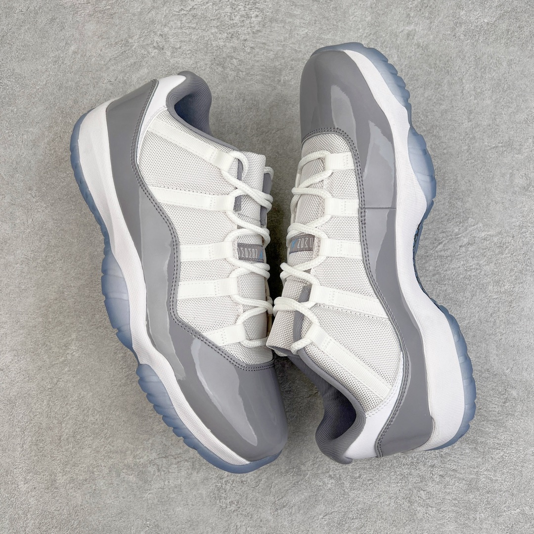 图片[3]-＃Y3纯原 Air Jordan AJ11 Retro Low \\\”Cement Grey\\\” 低帮酷灰2.0 AV2187-140 外贸特供批次 原楦原档案数据开模打造 原厂中底拉帮钢印 原厂漆皮 防冻不开裂 头层皮料 原装鞋撑 水晶大底正确色度色泽 原楦原数据刺绣 原厂车缝走线及对位 毫厘不差 飞人logo采用原数据电脑刺绣 原装正品碳纤维真实碳板 增强抗扭 原内标 原盒标 正确官方原盒 原厂防氧化水晶外底 原厂配套厂全掌solo气垫 独家尺码：40 40.5 41 42 42.5 43 44 44.5 45 45.5 46 47.5 48.5-选品中心