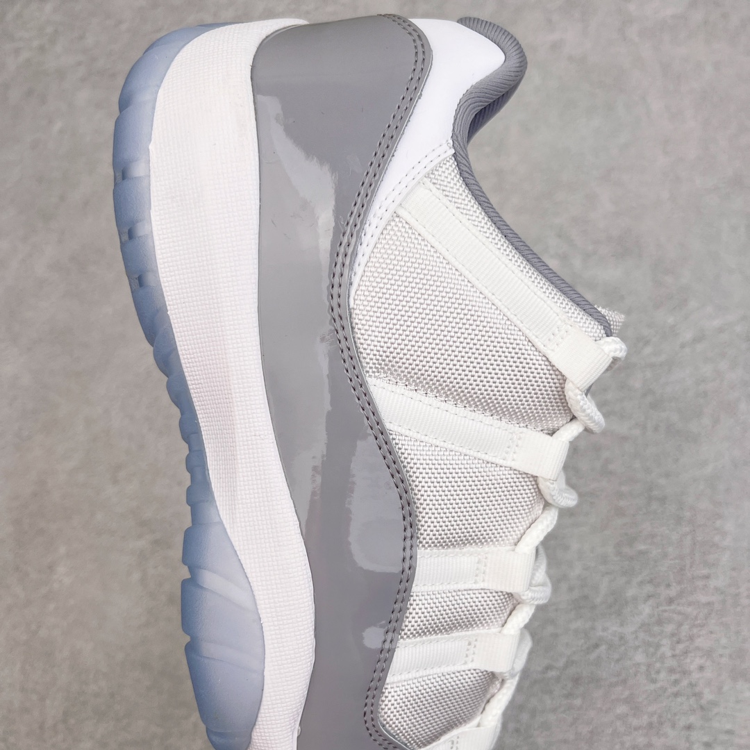图片[6]-＃Y3纯原 Air Jordan AJ11 Retro Low \\\”Cement Grey\\\” 低帮酷灰2.0 AV2187-140 外贸特供批次 原楦原档案数据开模打造 原厂中底拉帮钢印 原厂漆皮 防冻不开裂 头层皮料 原装鞋撑 水晶大底正确色度色泽 原楦原数据刺绣 原厂车缝走线及对位 毫厘不差 飞人logo采用原数据电脑刺绣 原装正品碳纤维真实碳板 增强抗扭 原内标 原盒标 正确官方原盒 原厂防氧化水晶外底 原厂配套厂全掌solo气垫 独家尺码：40 40.5 41 42 42.5 43 44 44.5 45 45.5 46 47.5 48.5-选品中心
