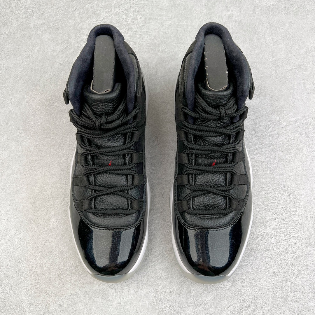 图片[2]-💰420 ＃Y3纯原 Air Jordan AJ11 Retro High \”72-10\” 大魔王高帮 378037-002 外贸特供批次 原楦原档案数据开模打造 原厂中底拉帮钢印 原厂漆皮 防冻不开裂 头层皮料 原装鞋撑 水晶大底正确色度色泽 原楦原数据刺绣 原厂车缝走线及对位 毫厘不差 飞人logo采用原数据电脑刺绣 原装正品碳纤维真实碳板 增强抗扭 原内标 原盒标 正确官方原盒 原厂防氧化水晶外底 原厂配套厂全掌solo气垫 独家尺码：40.5 41 42 42.5 43 44 44.5 45 45.5 46 47.5 48.5 编码：by4936090-运动鞋