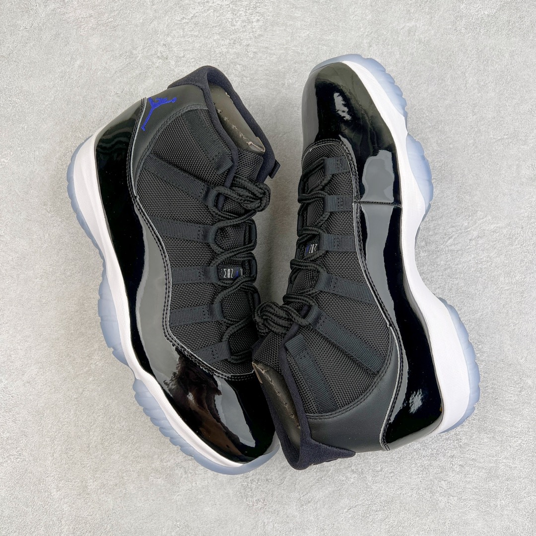 图片[3]-＃Y3纯原 Air Jordan AJ11 Retro High \\\”Space Jam\\\” 大灌篮高帮 378037-003 外贸特供批次 原楦原档案数据开模打造 原厂中底拉帮钢印 原厂漆皮 防冻不开裂 头层皮料 原装鞋撑 水晶大底正确色度色泽 原楦原数据刺绣 原厂车缝走线及对位 毫厘不差 飞人logo采用原数据电脑刺绣 原装正品碳纤维真实碳板 增强抗扭 原内标 原盒标 正确官方原盒 原厂防氧化水晶外底 原厂配套厂全掌solo气垫 独家尺码：40.5 41 42 42.5 43 44 44.5 45 45.5 46 47.5 48.5-选品中心