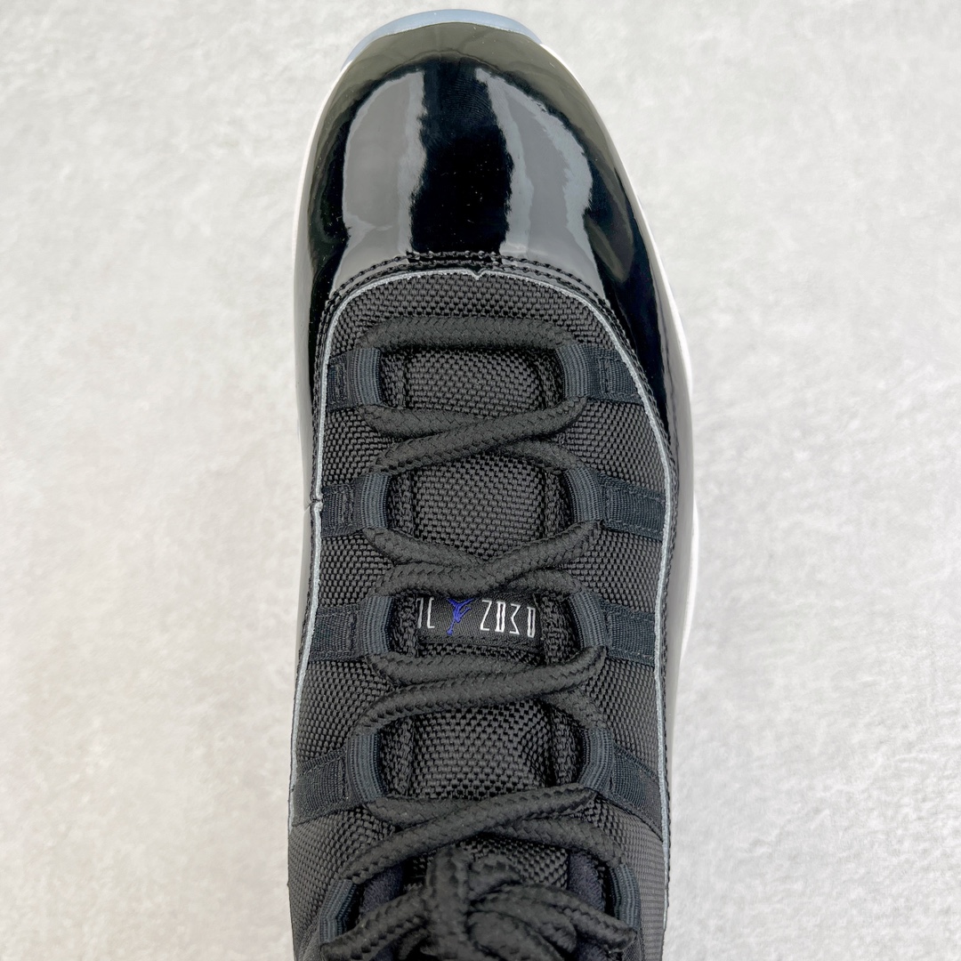 图片[4]-＃Y3纯原 Air Jordan AJ11 Retro High \\\”Space Jam\\\” 大灌篮高帮 378037-003 外贸特供批次 原楦原档案数据开模打造 原厂中底拉帮钢印 原厂漆皮 防冻不开裂 头层皮料 原装鞋撑 水晶大底正确色度色泽 原楦原数据刺绣 原厂车缝走线及对位 毫厘不差 飞人logo采用原数据电脑刺绣 原装正品碳纤维真实碳板 增强抗扭 原内标 原盒标 正确官方原盒 原厂防氧化水晶外底 原厂配套厂全掌solo气垫 独家尺码：40.5 41 42 42.5 43 44 44.5 45 45.5 46 47.5 48.5-选品中心