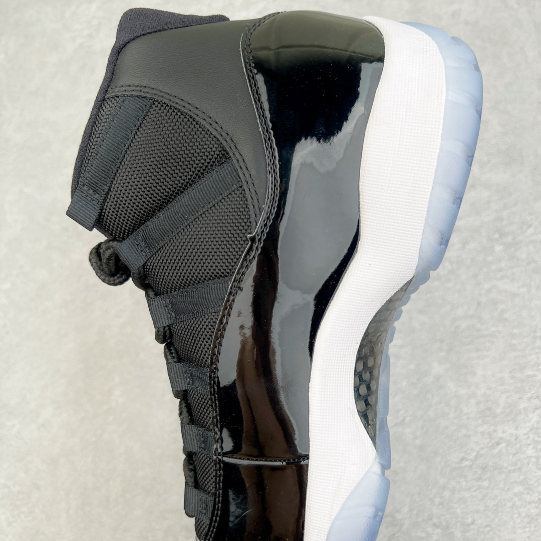 图片[7]-＃Y3纯原 Air Jordan AJ11 Retro High \\\”Space Jam\\\” 大灌篮高帮 378037-003 外贸特供批次 原楦原档案数据开模打造 原厂中底拉帮钢印 原厂漆皮 防冻不开裂 头层皮料 原装鞋撑 水晶大底正确色度色泽 原楦原数据刺绣 原厂车缝走线及对位 毫厘不差 飞人logo采用原数据电脑刺绣 原装正品碳纤维真实碳板 增强抗扭 原内标 原盒标 正确官方原盒 原厂防氧化水晶外底 原厂配套厂全掌solo气垫 独家尺码：40.5 41 42 42.5 43 44 44.5 45 45.5 46 47.5 48.5-选品中心