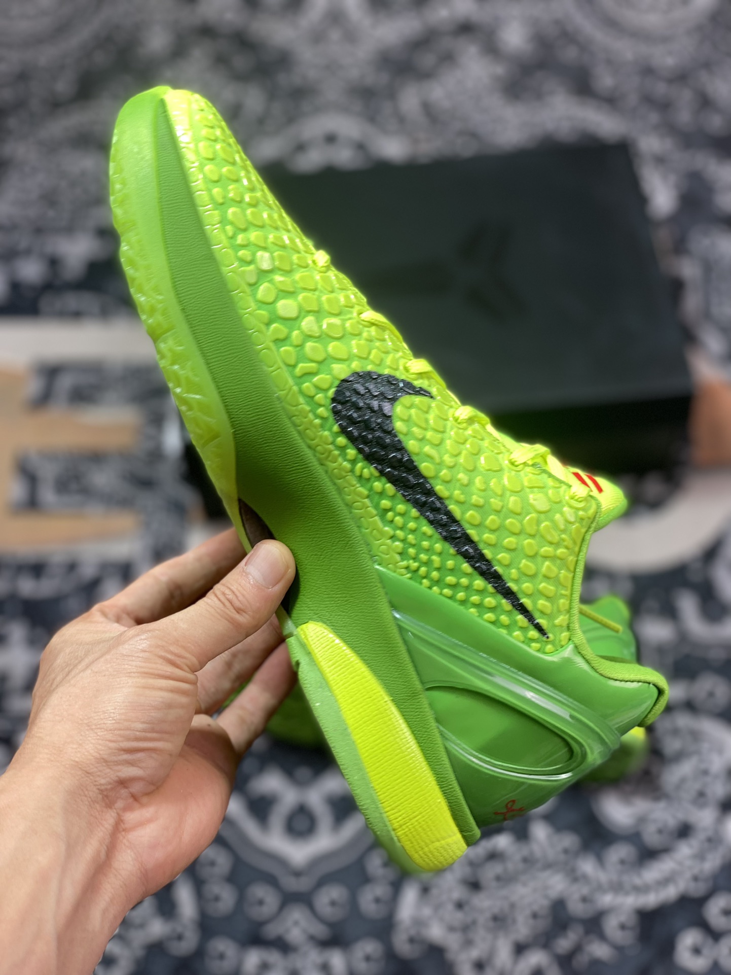 NK ZOOM KOBE 6 Protro ”Green Apple” Pure original production line Kobe's sixth generation Green Hornet