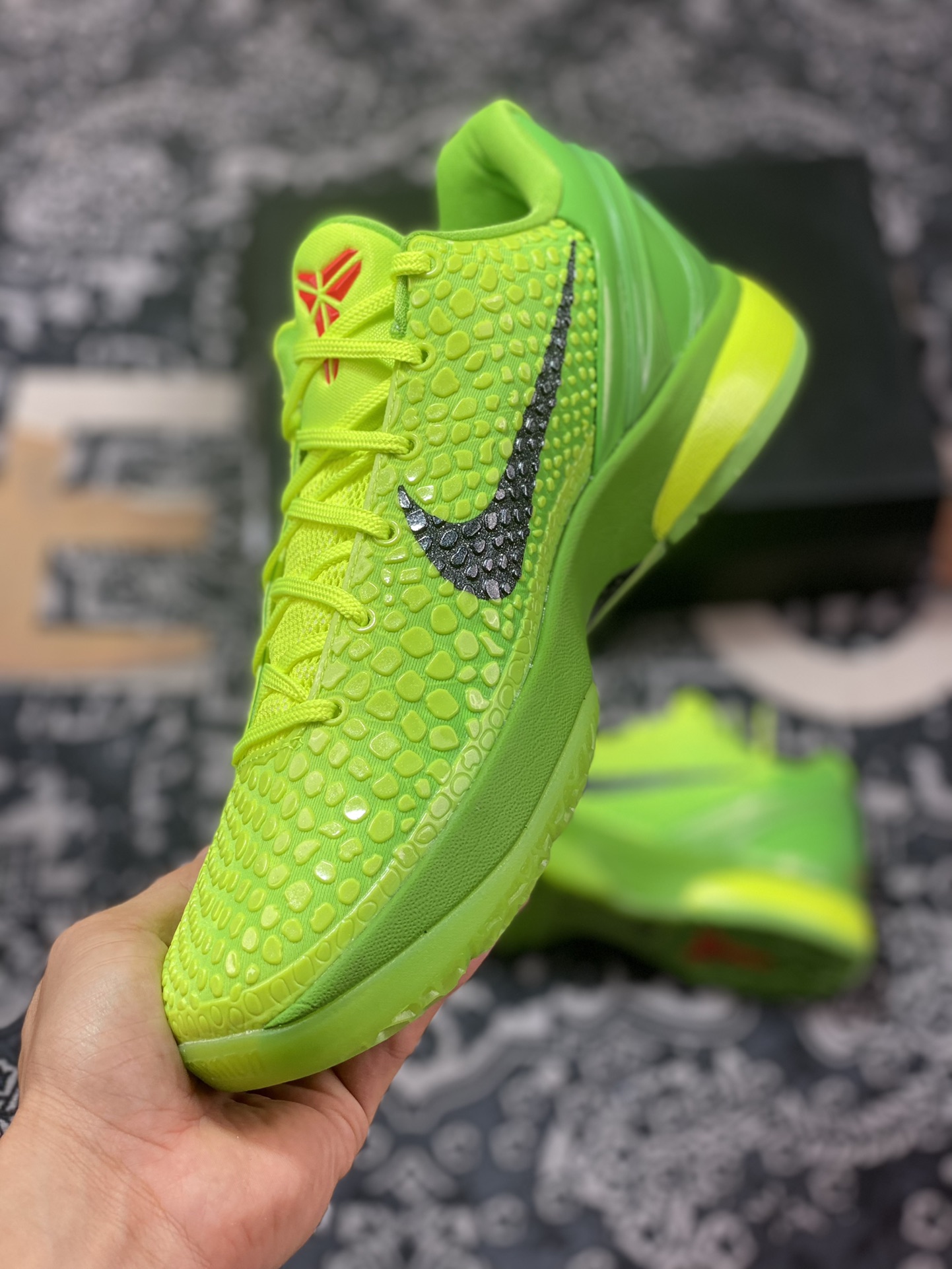 NK ZOOM KOBE 6 Protro ”Green Apple” Pure original production line Kobe's sixth generation Green Hornet