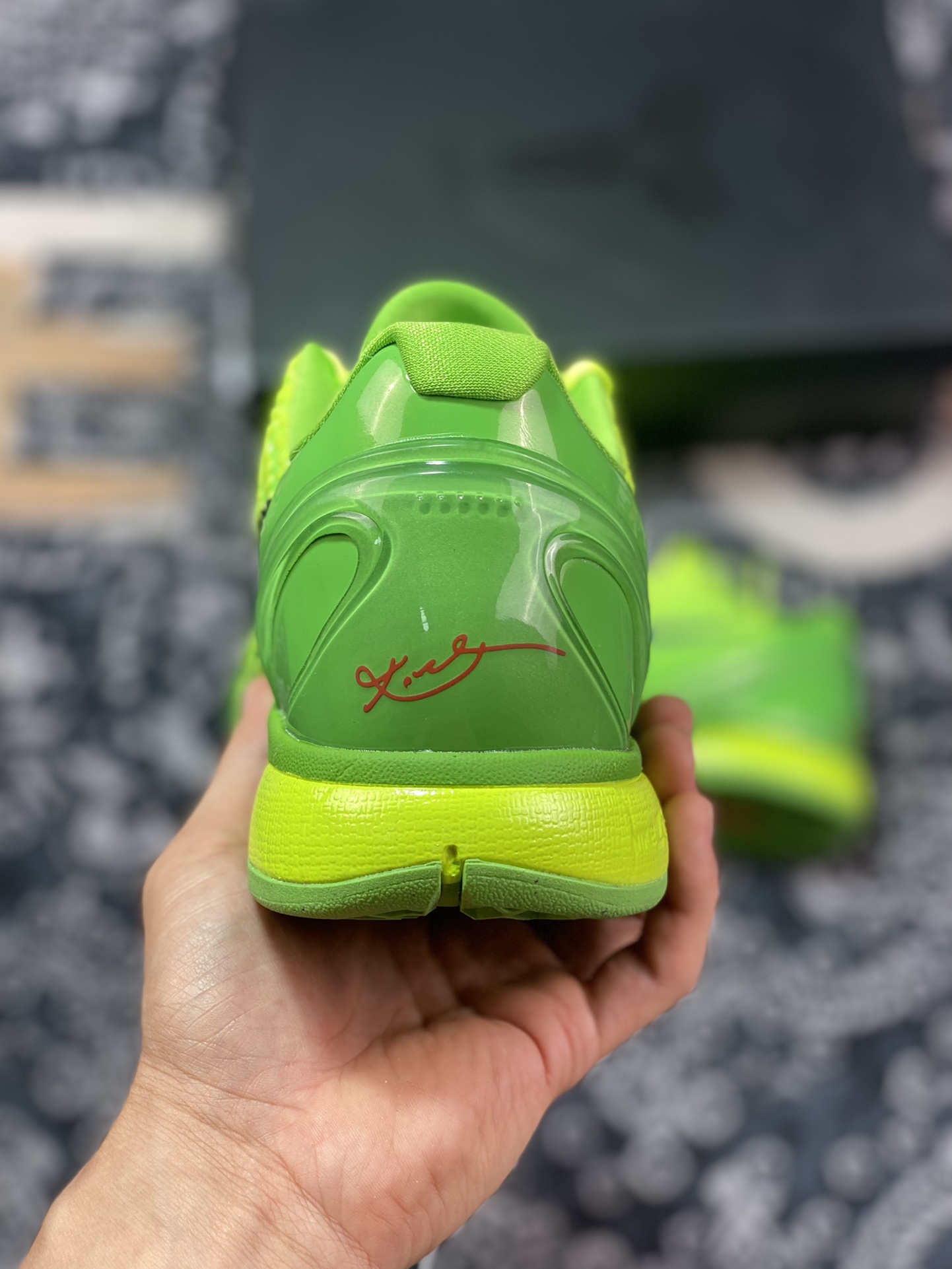 NK ZOOM KOBE 6 Protro ”Green Apple” Pure original production line Kobe's sixth generation Green Hornet