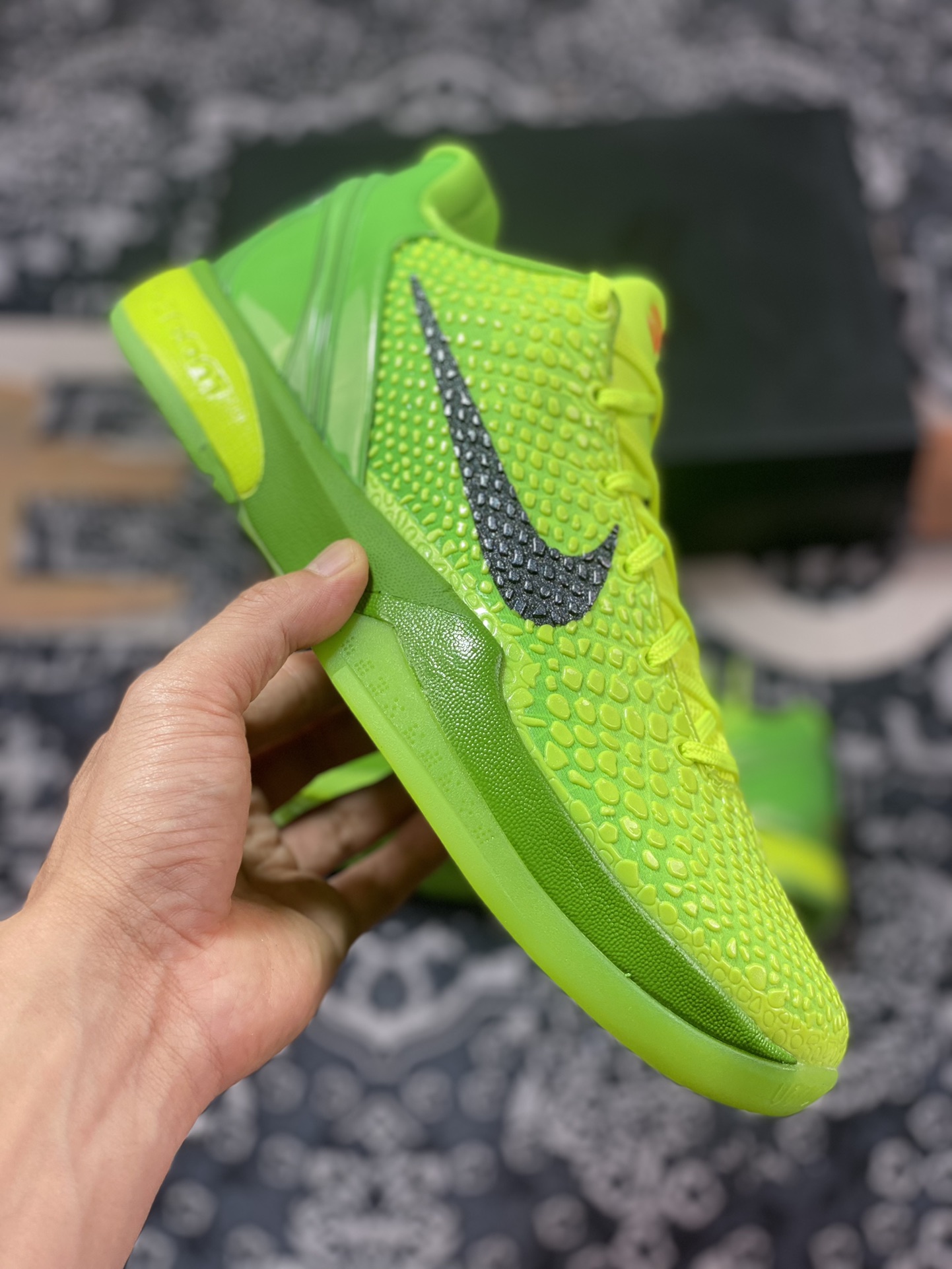 NK ZOOM KOBE 6 Protro ”Green Apple” Pure original production line Kobe's sixth generation Green Hornet