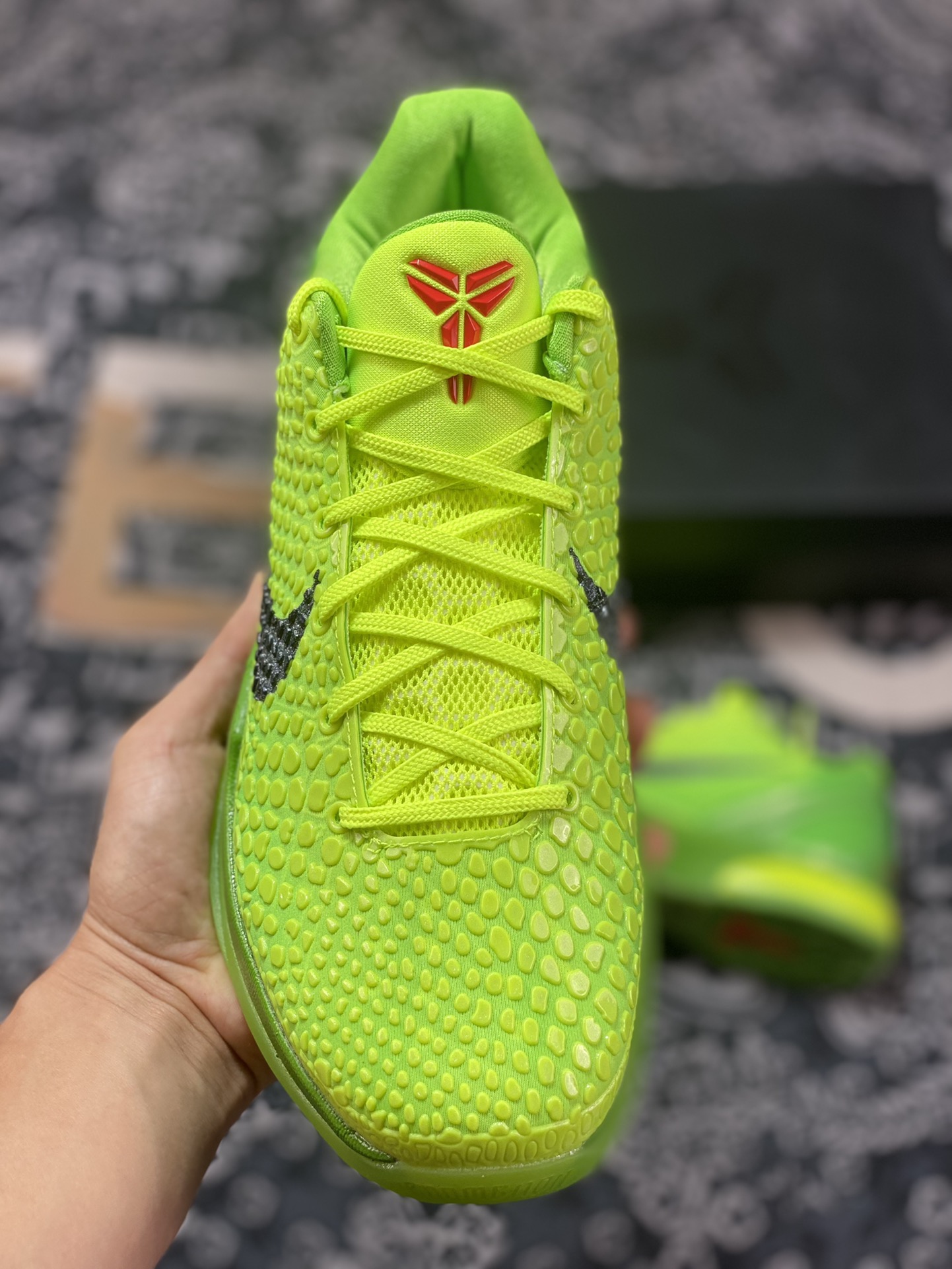 NK ZOOM KOBE 6 Protro ”Green Apple” Pure original production line Kobe's sixth generation Green Hornet