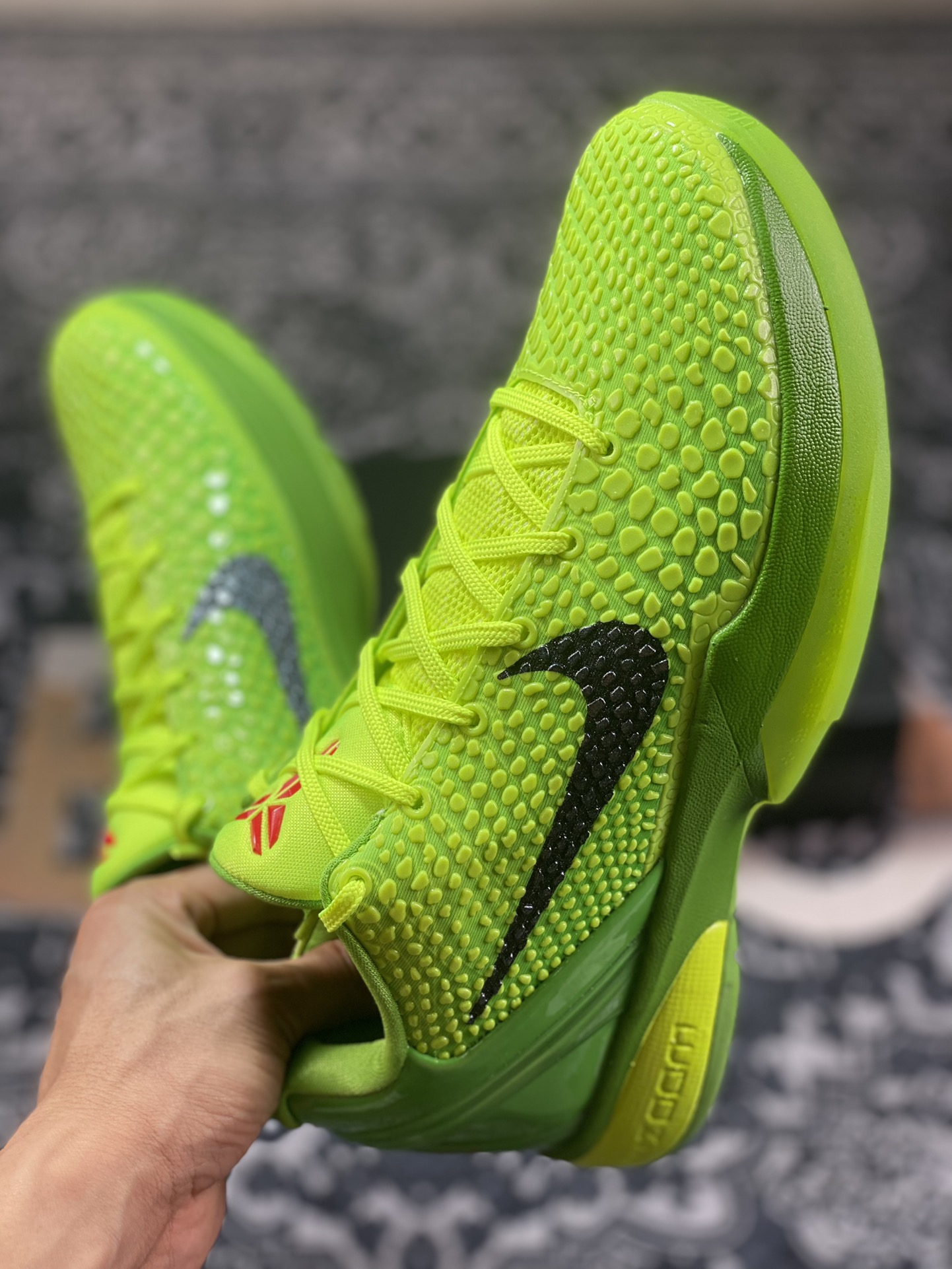 NK ZOOM KOBE 6 Protro ”Green Apple” Pure original production line Kobe's sixth generation Green Hornet