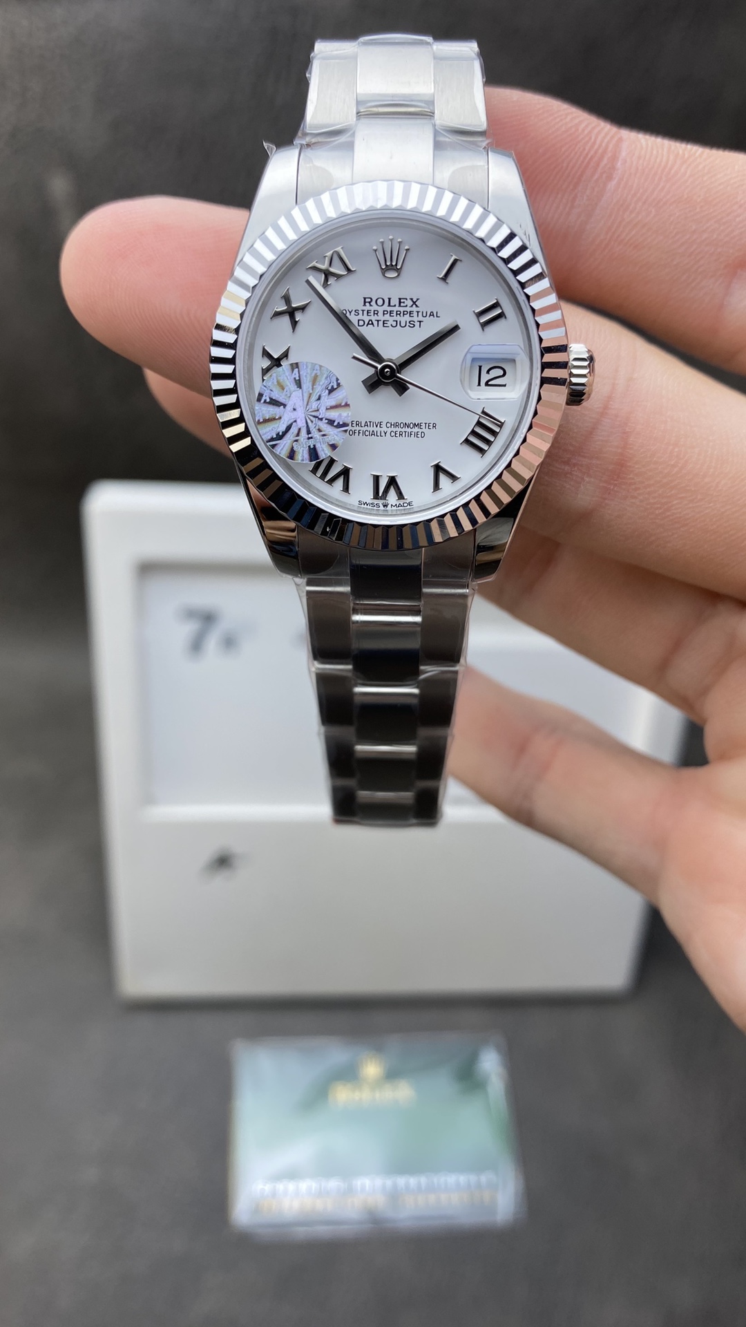 Rolex A+ 新品女款 白罗马日志31mm