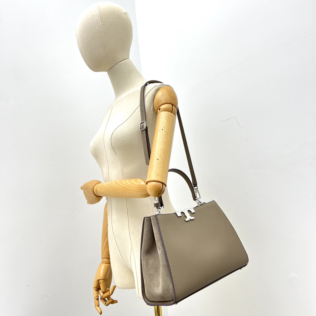 Tory Burch ～Tory Burch全新Eleanor单肩手提包 以简洁线条打造的盒型包袋之上
