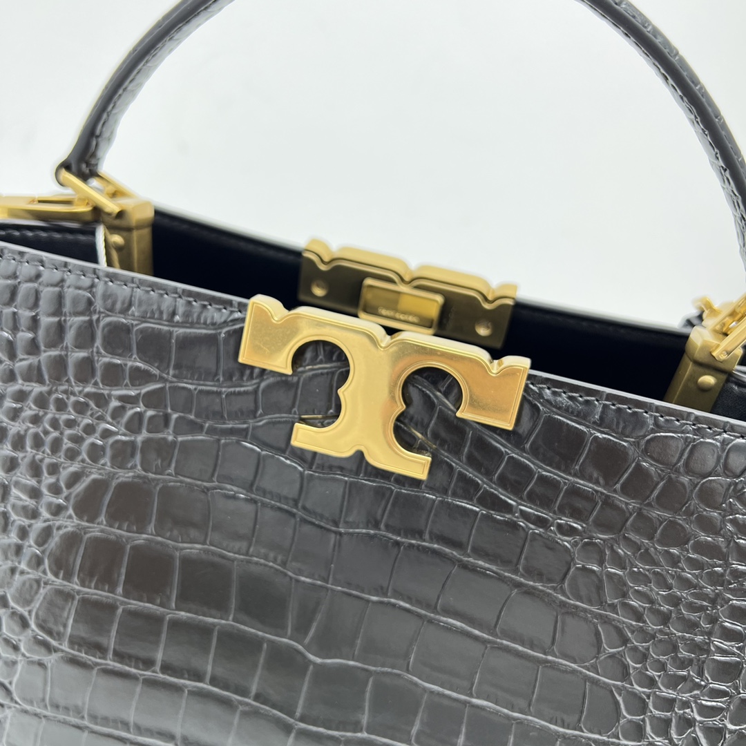 Tory Burch ～Tory Burch全新Eleanor单肩手提包公文包 以简洁线条打造的盒型包袋之上