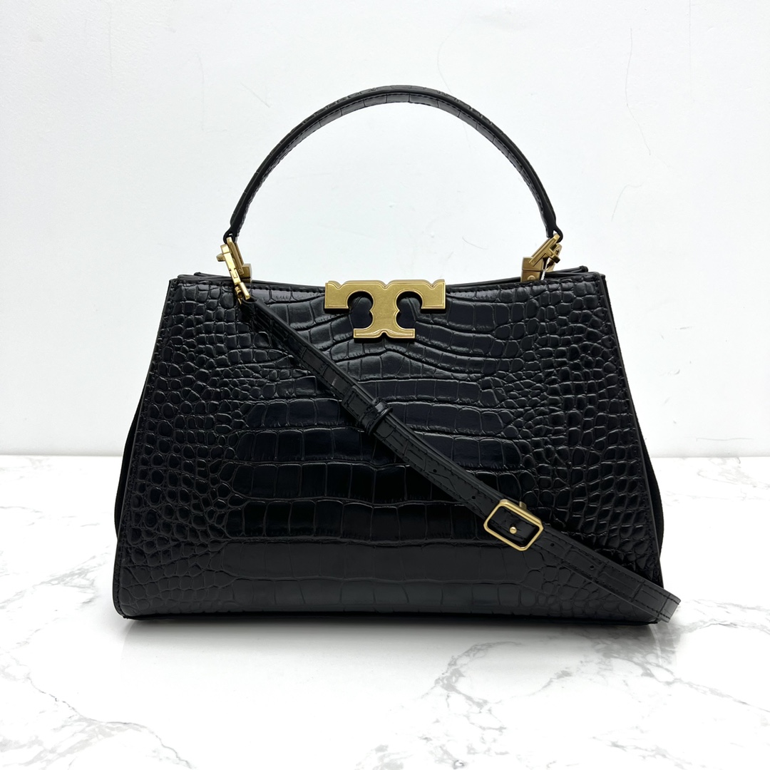 Tory Burch ～Tory Burch全新Eleanor单肩手提包公文包 以简洁线条打造的盒型包袋之上