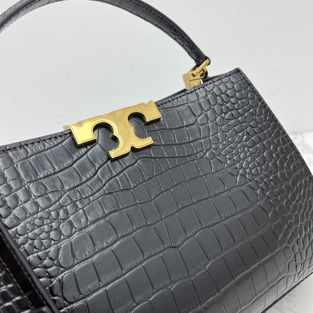 Tory Burch ～Tory Burch全新Eleanor单肩手提包公文包 以简洁线条打造的盒型包袋之上