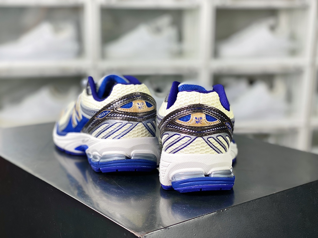 New Balance 860V2 series low-top classic retro dad jogging shoes ”Royal Blue Silver Gray Beige” ML860AM2