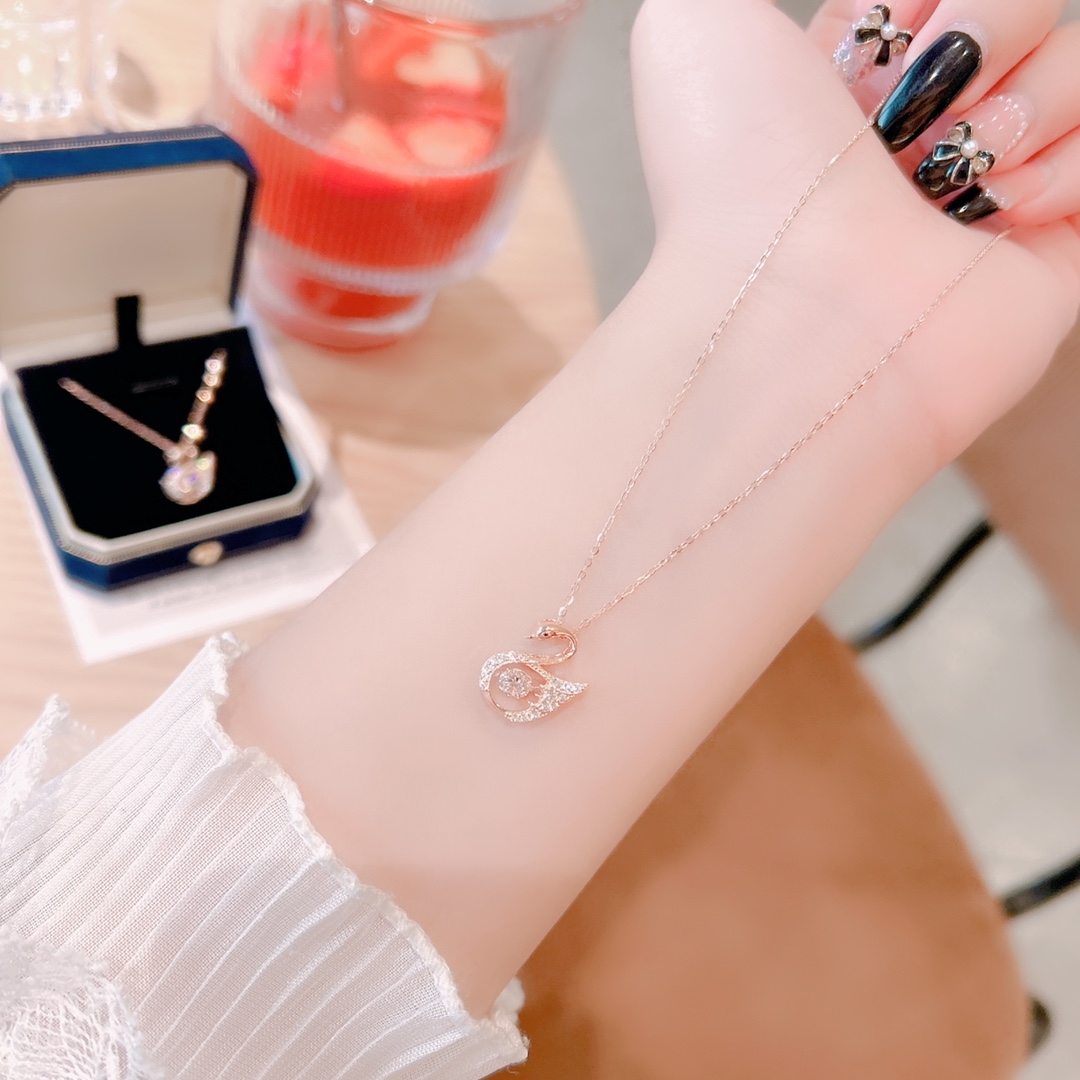 ユニーク925シルバーネックレスゴールド 日常使い