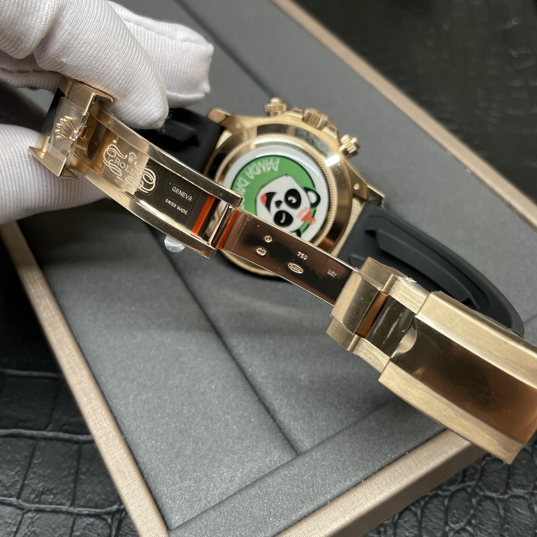 Rolex 迪通拿系列 黄金胶迪白面