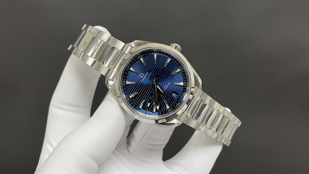 Today, Omega, hippo 150, chimera blue, auto-linking machine core, top quality, production of live shots - 图片 2