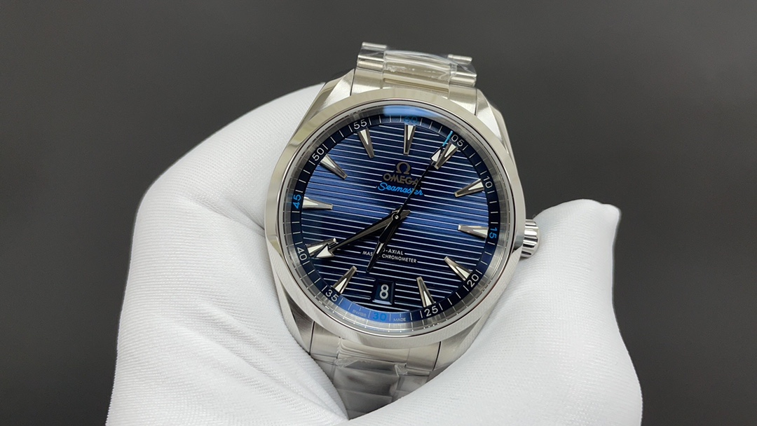 Today, Omega, hippo 150, chimera blue, auto-linking machine core, top quality, production of live shots - 图片 3