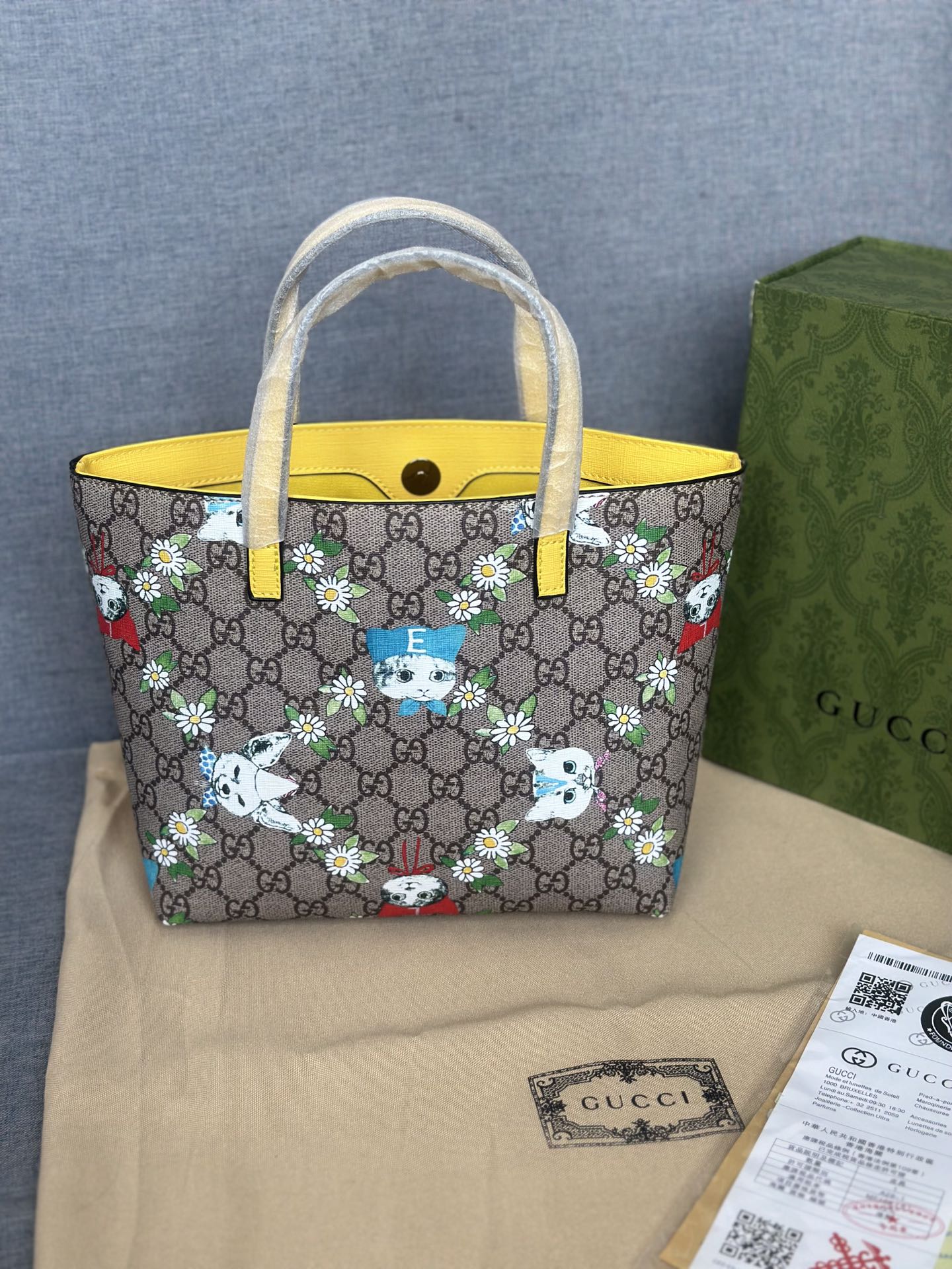 Bolso tote de gato lleno de cielo, medidas: 20*21*10, embalaje: bolsa de polvo