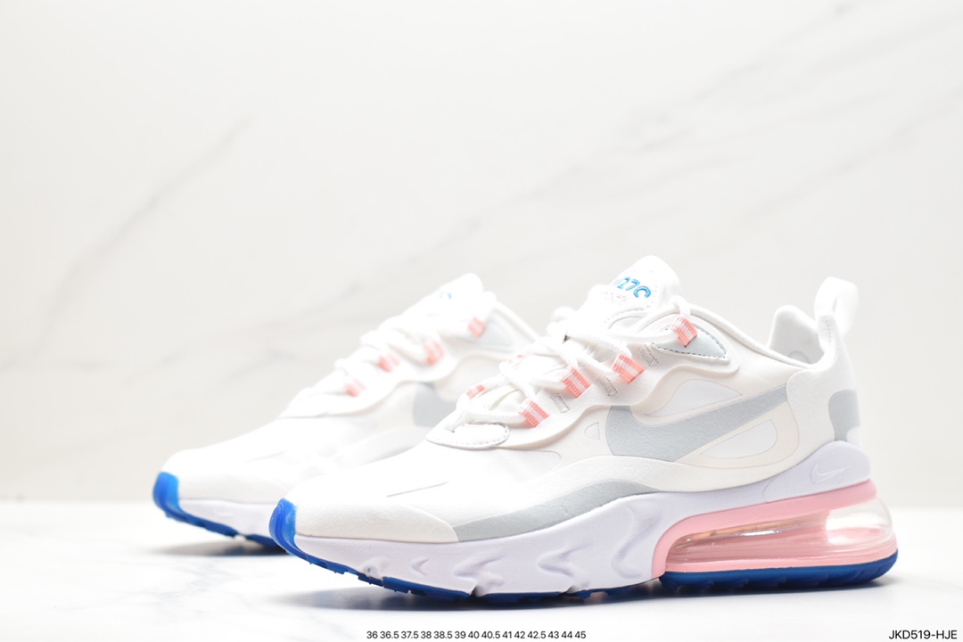 Nike Air Max 270 React QP ”White/Light Blue” 270 Rhea running shoes CQ4805-146