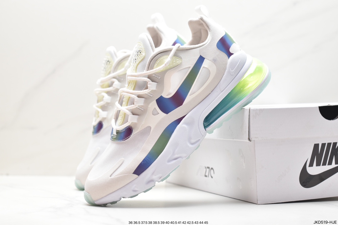 Nike Air Max 270 React QP ”White/Light Blue” 270 Rhea Racing Running Shoes CQ4805-146