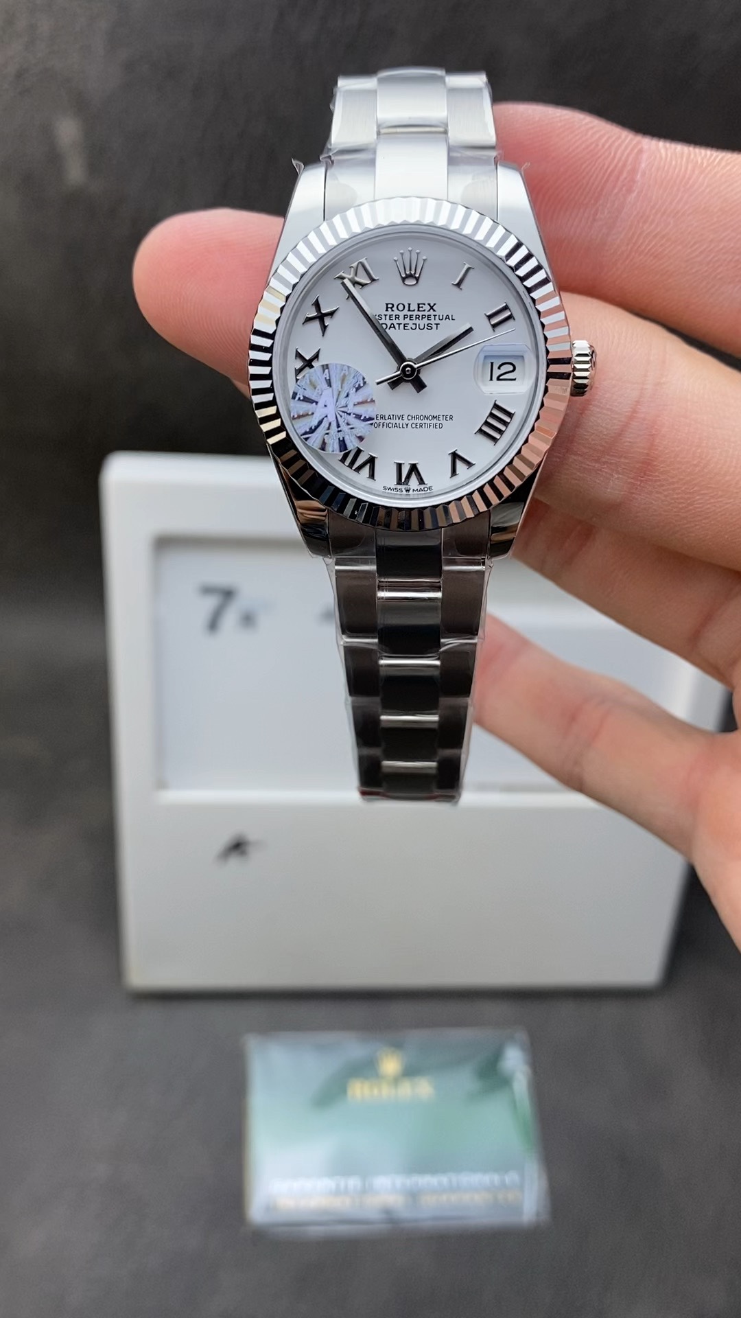 Rolex A+ 新品女款 白罗马日志31mm