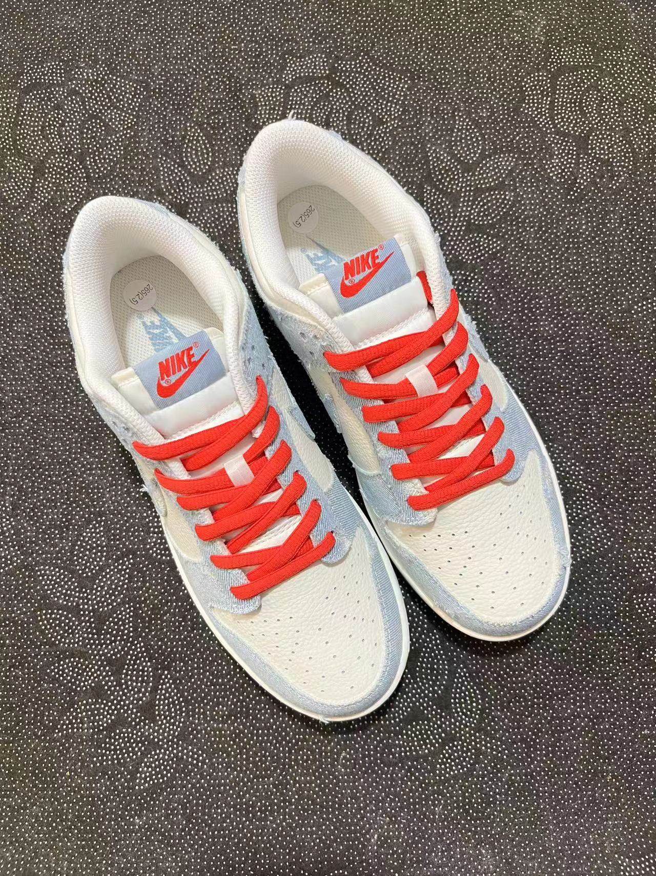 ?包邮 正品定制 Nike Dunk Low 北卡浅蓝 levis 李维斯色?