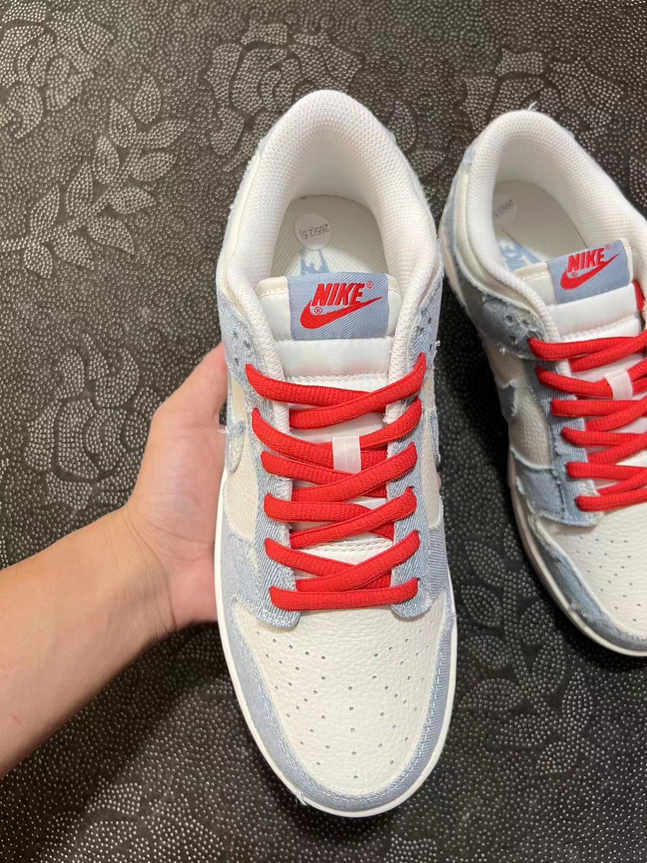 ?包邮 正品定制 Nike Dunk Low 北卡浅蓝 levis 李维斯色?