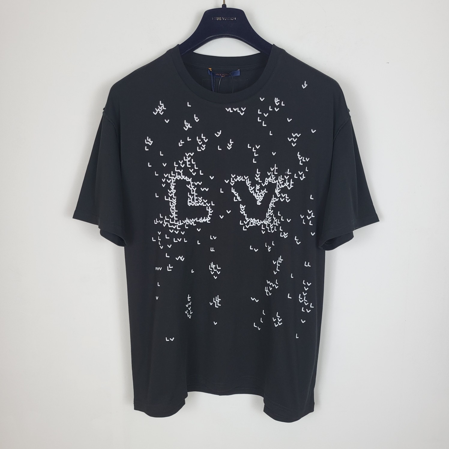 루이비통 자수 코튼 반팔 티셔츠 812 Louis Vuitton T Shirt