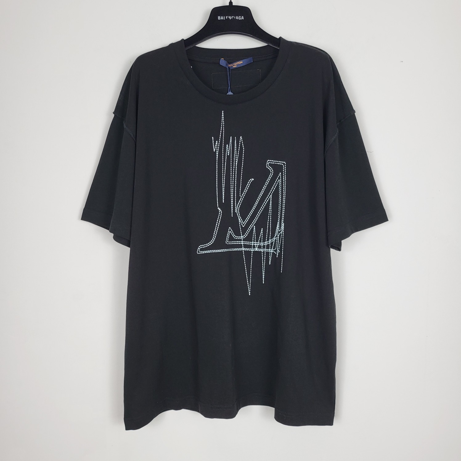 루이비통 자수 코튼 반팔 티셔츠 814 Louis Vuitton T Shirt