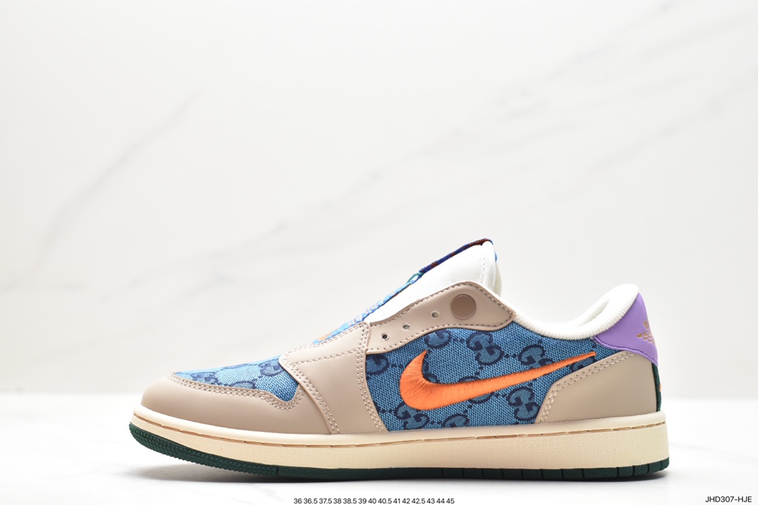 Nike Air Jordan 1 Retro Low Slip”Black Toe“迈克尔·乔丹aj1低帮板鞋 AV3918-708