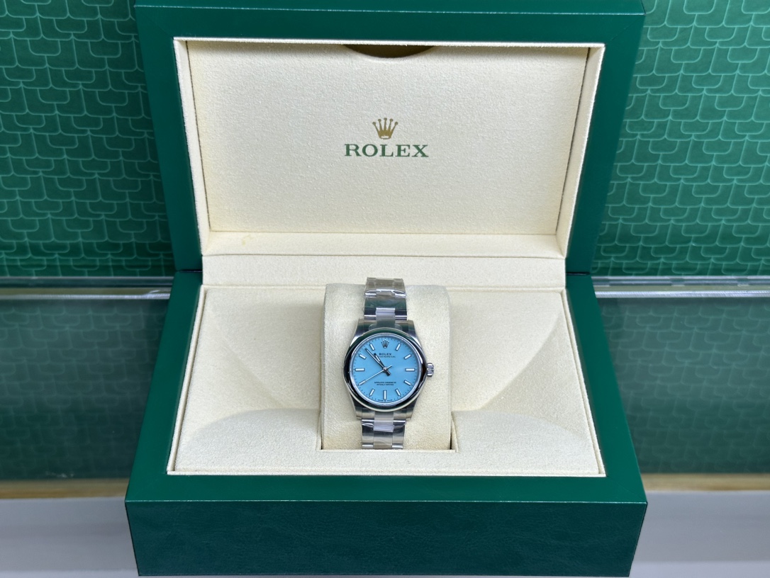 NO:143635,Tiffany Blue Oyster Perpetual 31mm Mechanical movement 904L stainless steel material, tiffany19860909最近很火tiduni蒂芙尼蓝 蚝式恒动31mm 机械机芯 904L精钢材质,,tiffany,Watch