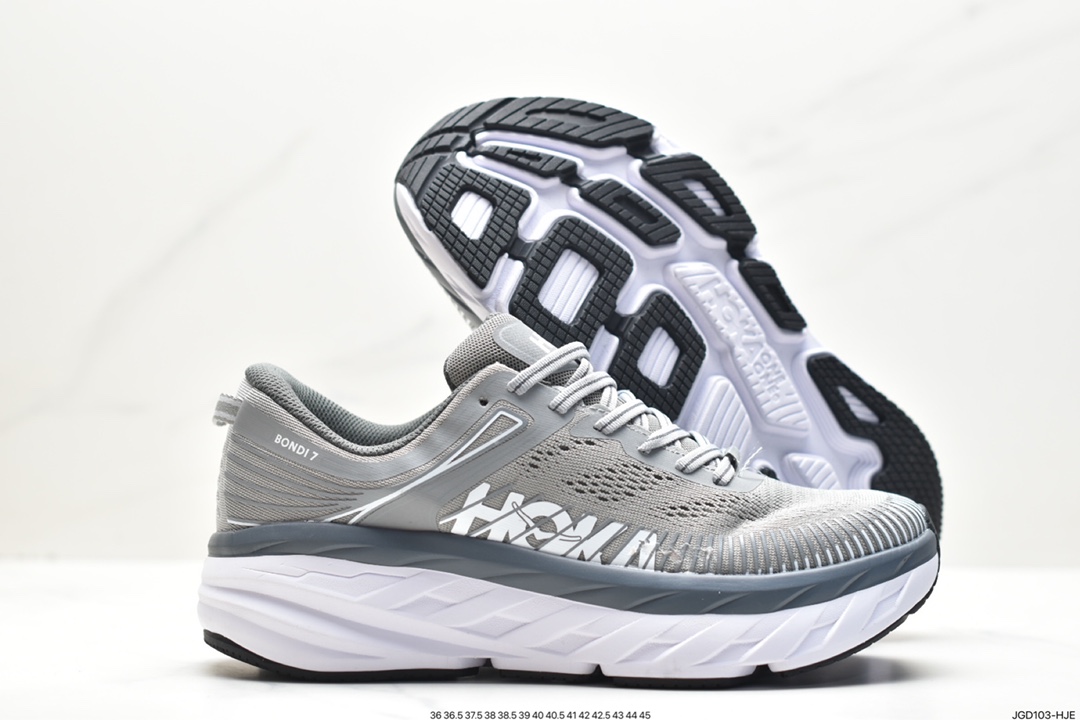 HOKA ONE ONE Bondi 7 Shawn Yue's same functional cushioning running shoes 1110531/LRBI