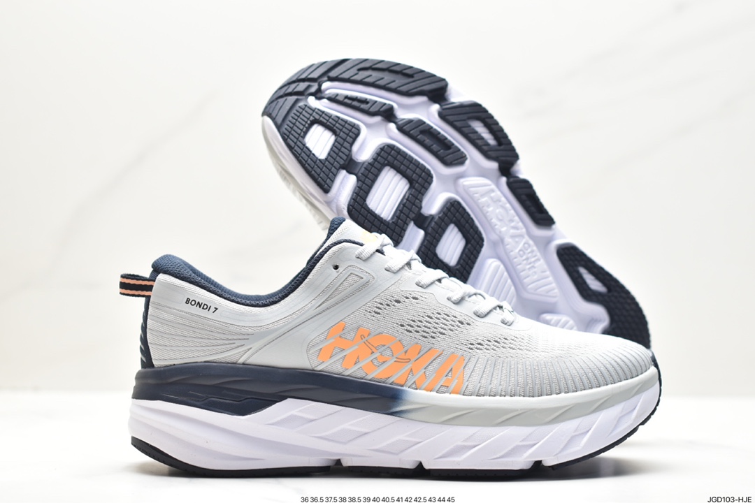 HOKA ONE ONE Bondi 7 Shawn Yue's same functional cushioning running shoes 1110531/LRBI