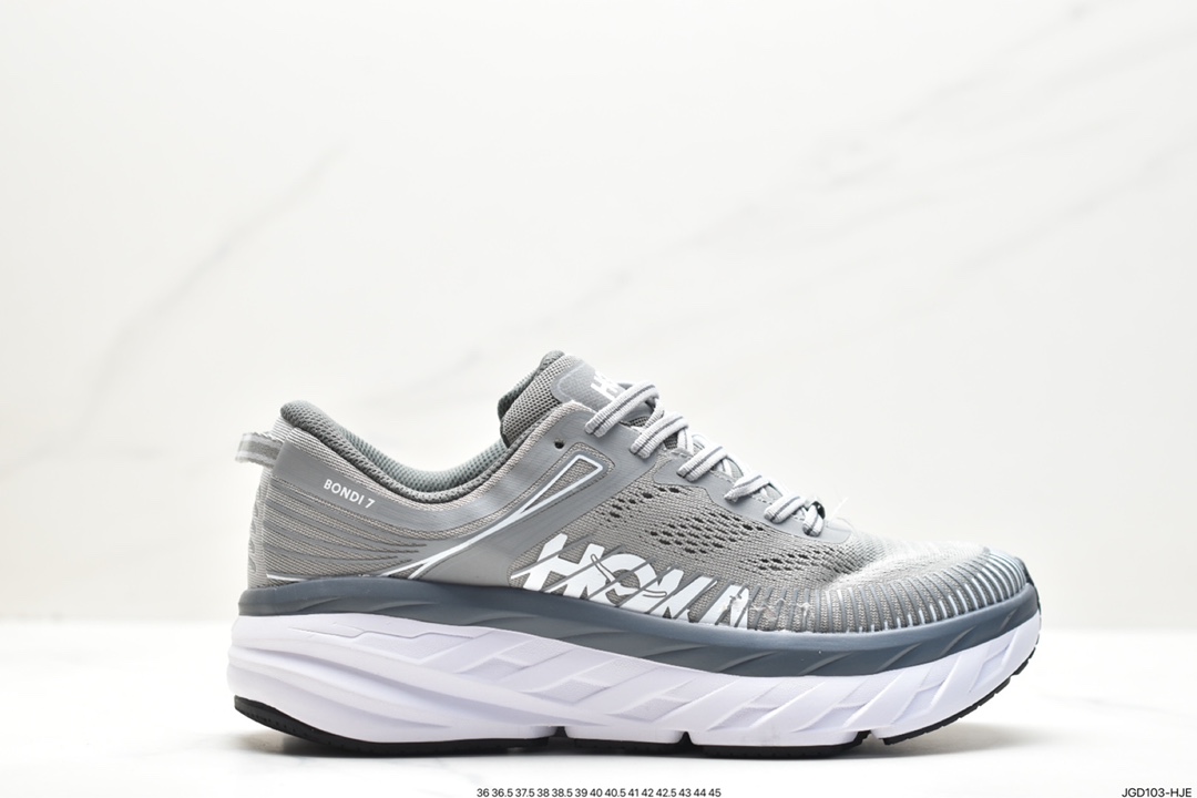 HOKA ONE ONE Bondi 7 Shawn Yue's same functional cushioning running shoes 1110531/LRBI